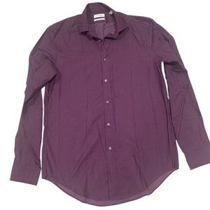 Mens Calvin Klein button up dress shirt sz M
